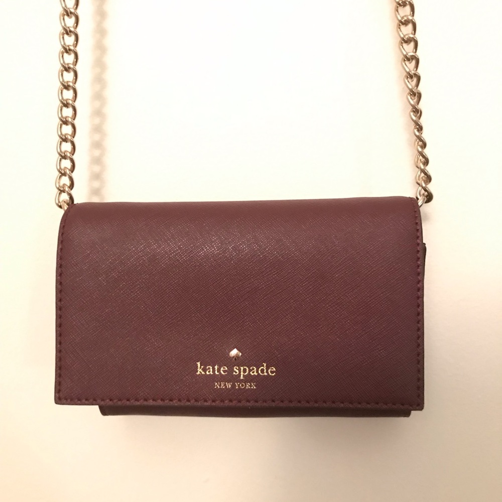 Kate Spade Maroon Crossbody